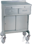 Stainless steel anesthesia table (piano style)