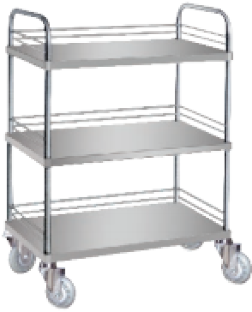 Stainless steel three-layer instrument table
