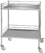 Stainless steel concave treatment vehicle