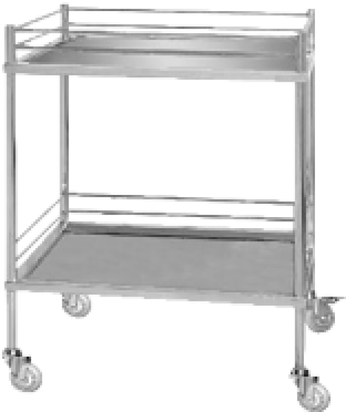 Stainless steel concave treatment vehicle